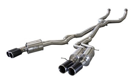 aFe MACHForce XP Exhaust 304SS Cat-Back w/ Carbon Fiber Tips 12-13 BMW M5 (F10) V8 4.4L (tt) 49-36317-C