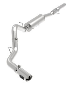 aFe Apollo GT Series 4in 409SS Cat Back Exh System Polished Tip 14-18GM Silverado 1500 V8-6.2L 49-44116-P