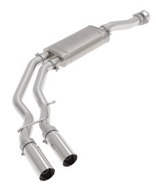 aFe Rebel 3in 409 SS Cat-Back Exhaust 2021 Ford F-150 V6 2.7L/3.5L (tt)/V8 5.0L w/ Polished Tips 49-43128-P