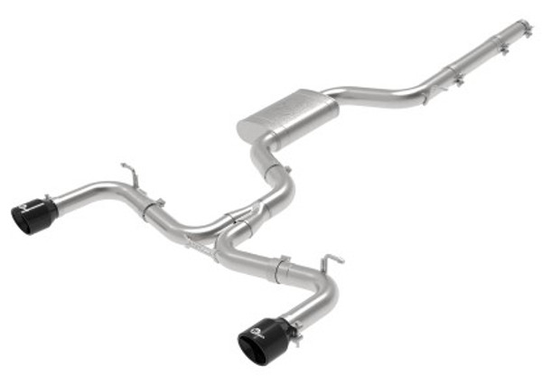 aFe MACHForce XP 3in-2.5in SS Exhaust Cat-Back 18-19 Volkswagen GTI (MK7.5) L4-2.0L (t) - Black 49-36422-B