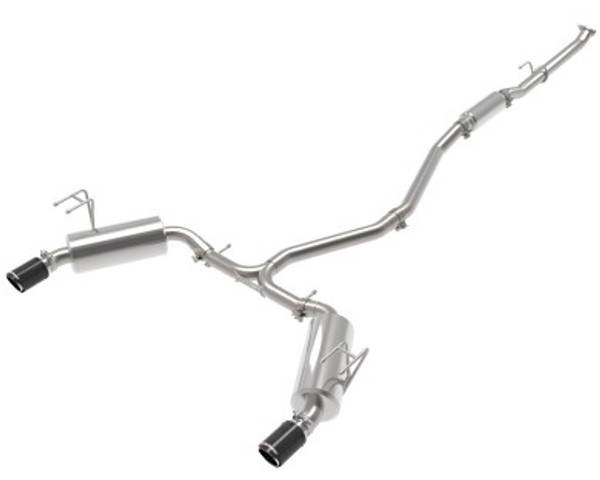 aFe Takeda 2.5in 304 SS Cat-Back Exhaust System w/CF Tips 2022+ Honda Civic L4-1.5L (t) 49-36628-C
