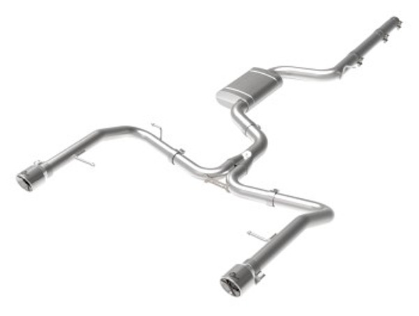 afe 19-21 VW Jetta GLI (MKVII) L4-2.0L (t) MACH Force-Xp 304 SS Cat-Back Exhaust System Polished Tip 49-36432-P