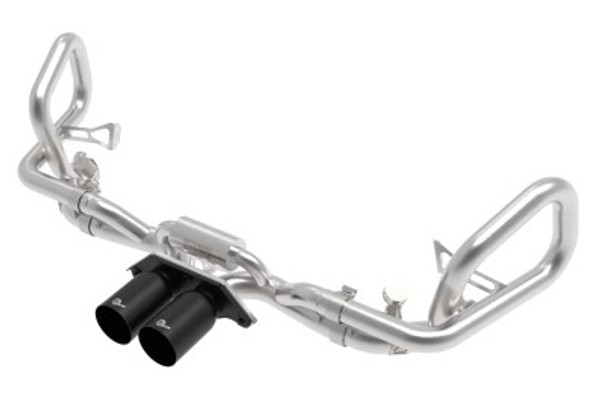 afe 14-16 Porsche 911 GT3 991.1 H6 3.8L MACH Force-Xp 304 SS Cat-Back Exhaust System w/ Black Tips 49-36450-B