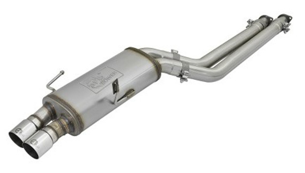 aFe MACHForce XP Exhausts 2.5in SS Cat-Back w/ Polished Tips 96-99 BMW M3 L6 3.2L 49-36332-P