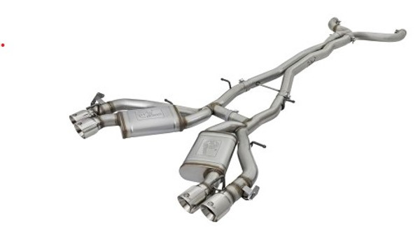 aFe MACHForce XP 3in 304 Stainless Steel Cat-Back Exhaust 16-17 Chevy Camaro SS V8-6.2L 49-34069-P