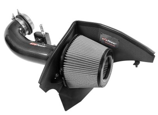 aFe Track Series Carbon Fiber Pro Dry S AIS - 16-19 Chevrolet Camaro SS V8-6.2L 57-10005D