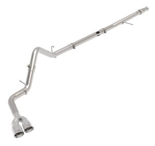 aFe Rebel XD Series 3in 304SS DPF-Back 20-21 GM Trucks L6-3.0L (td) LM2 - Dual Polished Tip 49-34129-P