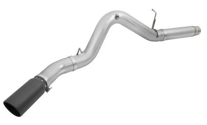 aFe Atlas Exhaust 5in DPF-Back Aluminized Steel w/ Black Tips 16-17 GM Diesel Truck V8-6.6L (td) 49-04081-B