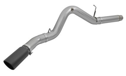aFe LARGE Bore HD 5in Exhausts DPF-Back SS w/ Black Tips 16-17 GM Diesel Truck V8-6.6L (td) LML/L5P 49-44081-B