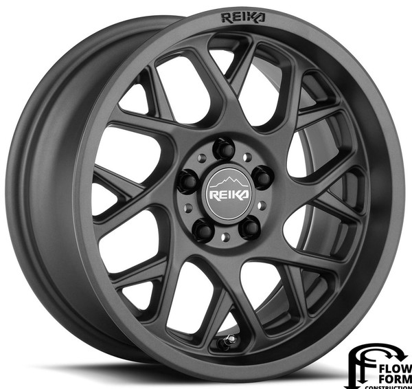 (Clearance - No Returns) 15x7 Reika R25 Detour Slate Gray 5x100 15mm