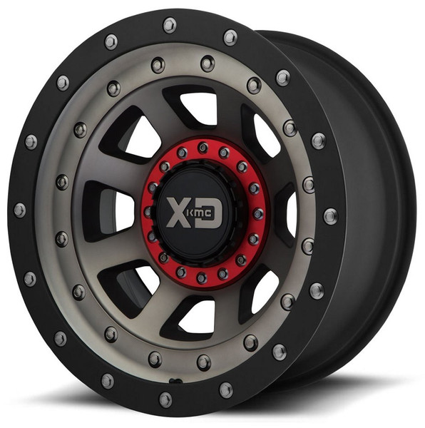 17x9 XD Series XD137 FMJ Satin Black w/ Dark Tinted Clear Coat 5x5/127 5x5.5/139.7 -12mm