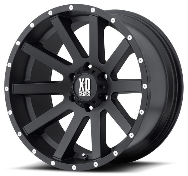 (Clearance - No Returns) 20x10 XD Series XD818 Heist Satin Black 5x5/127 -24mm