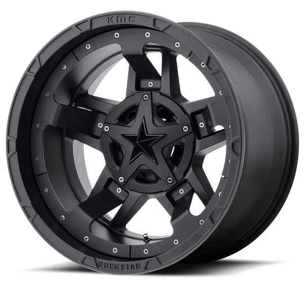 20x9 XD Series XD827 Rockstar III All Matte Black 6x135 6x5.5/139.7 -12mm