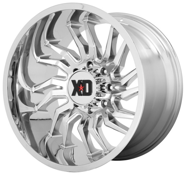 (Clearance - No Returns) 20x10 XD Series XD858 Tension Chrome 5x5/127 -18mm