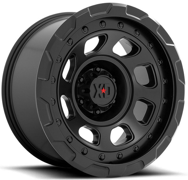 (Clearance - No Returns) 20x9 XD Series XD861 Storm Satin Black 8x6.5/165 0mm