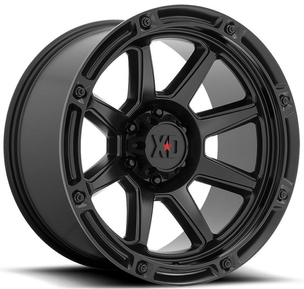 (Clearance - No Returns) 20x10 XD Series XD863 Titan Satin Black 6x135 -18mm