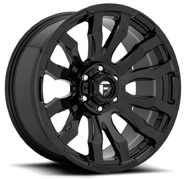 17x9 Fuel Off-Road Blitz Gloss Black D675 8x6.5/165 1mm