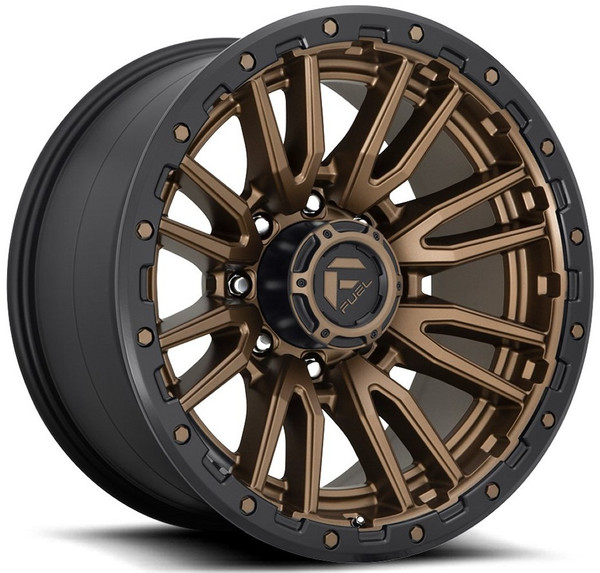 20x9 Fuel Off-Road Rebel 8 Bronze w/ Black Lip D681 (8 Lug) 8x170 1mm