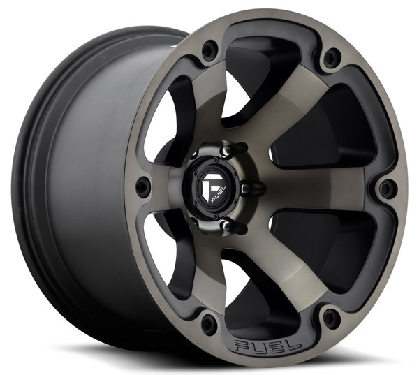 20x9 Fuel Off-Road Beast Black Machined w/ Tint D564 6x5.5/139.7 1mm