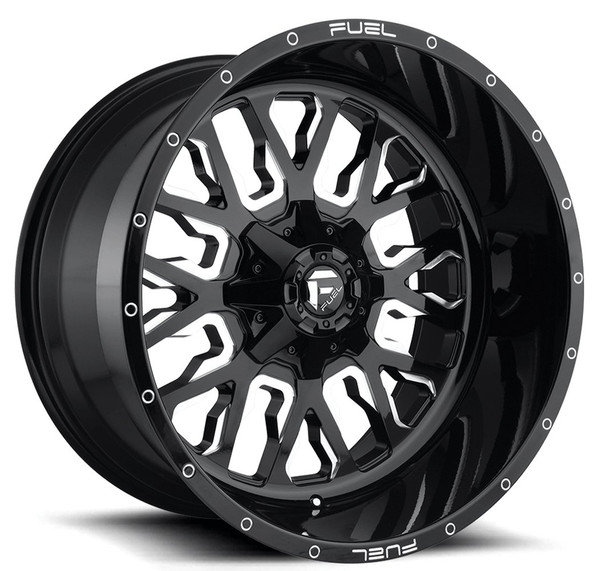 20x9 Fuel Off-Road Stroke Gloss Black Milled D611 6x120 6x5.5/139.7 19mm