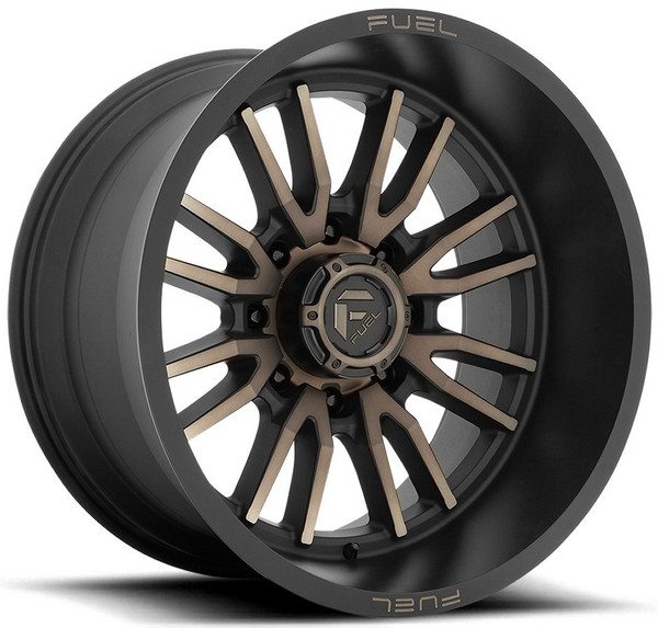 20x9 Fuel Off-Road Clash 8 Matte Black w/ Double Dark Tint D762 8x180 20mm
