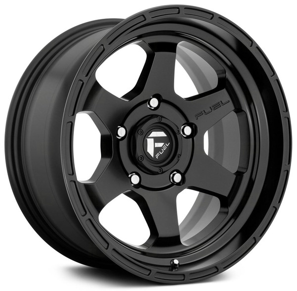 17x9 Fuel Off-Road Shok Matte Black D664 6x135 1mm
