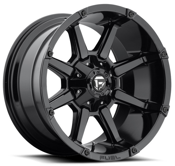20x10 Fuel Off-Road Coupler Gloss Black D575 5x4.5/114.3 5x5/127 -24mm