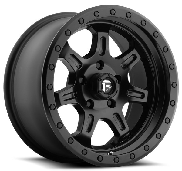 17x8.5 Fuel Off-Road JM2 Matte Black w/ Black Ring D572 5x5/127 -6mm