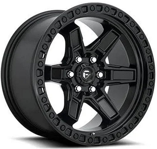 17x9 Fuel Off-Road Kicker 6 Matte Black D697 6x5.5/139.7 1mm