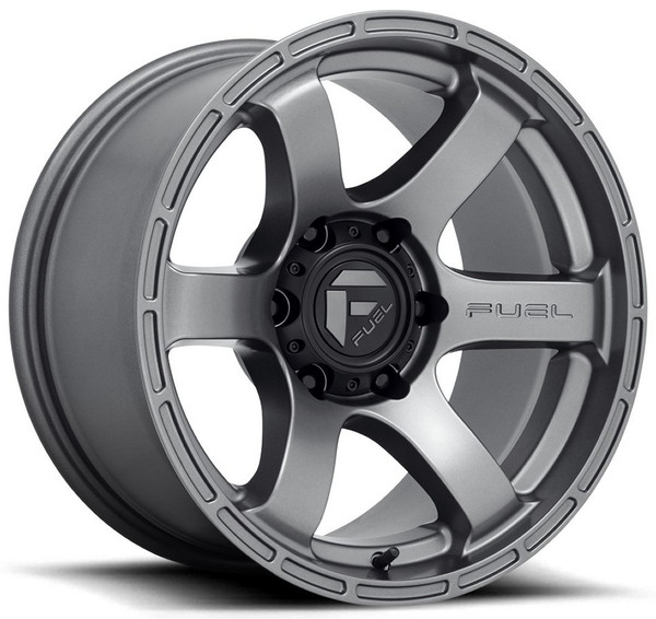 18x9 Fuel Off-Road Rush Matte Gun Metal D767 6x5.5/139.7 1mm