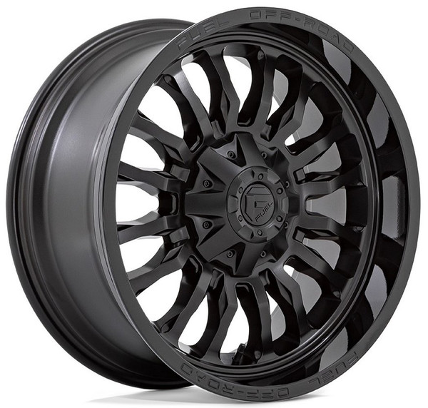 20x9 Fuel Off-Road Arc Matte Black w/ Gloss Black Lip D796 5x4.5/114.3 5x5/127 1mm