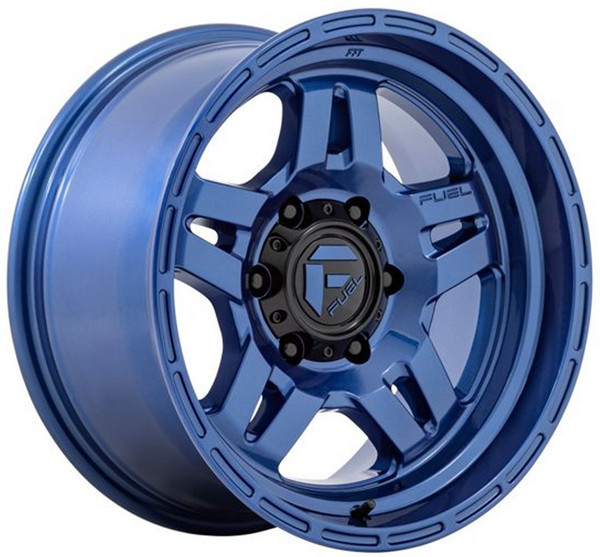 (Clearance - No Returns) 17x8.5 Fuel Off-Road Oxide Dark Blue D802 5x5/127 1mm
