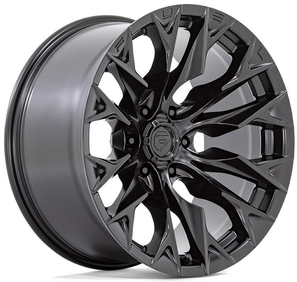 22x10 Fuel Off-Road Flame 6 Blackout D804 6x5.5/139.7 -18mm