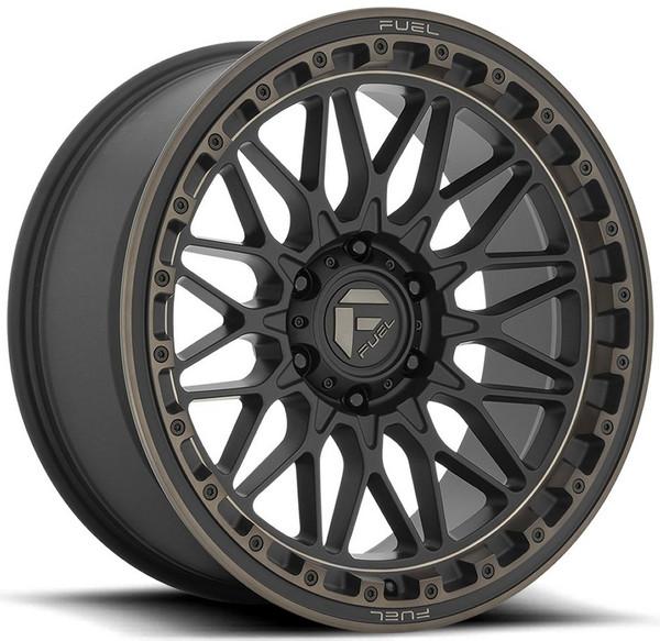 17x9 Fuel Off-Road Trigger Matte Black w/ Dark Tint D759 5x5/127 -12mm