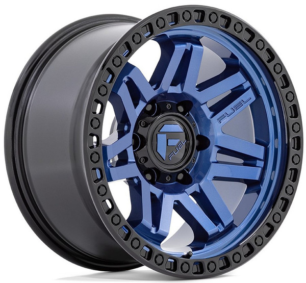17x9 Fuel Off-Road Syndica Dark Blue w/ Black Ring D813 5x5/127 -12mm
