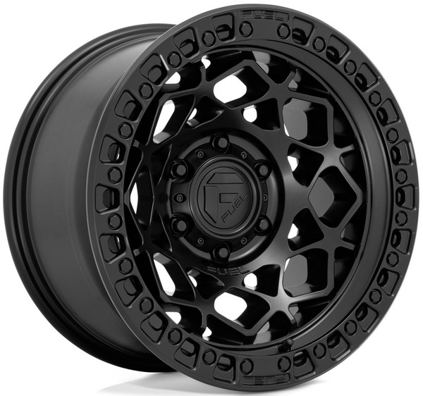 17x9 Fuel Off-Road Unit Matte Black w/ Matte Black Ring D786 6x5.5/139.7 -12mm