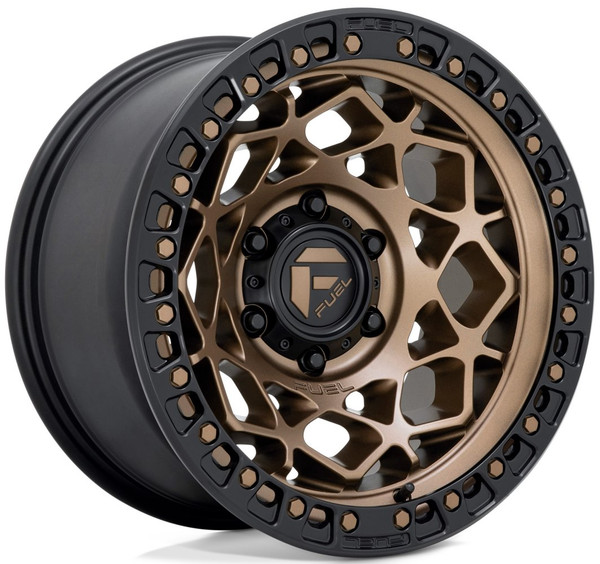 17x9 Fuel Off-Road Unit Bronze w/ Matte Black Ring D785 6x120 1mm