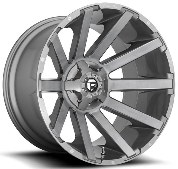 20x9 Fuel Off-Road Contra Platinum Tinted D714 6x135 6x5.5/139.7 19mm