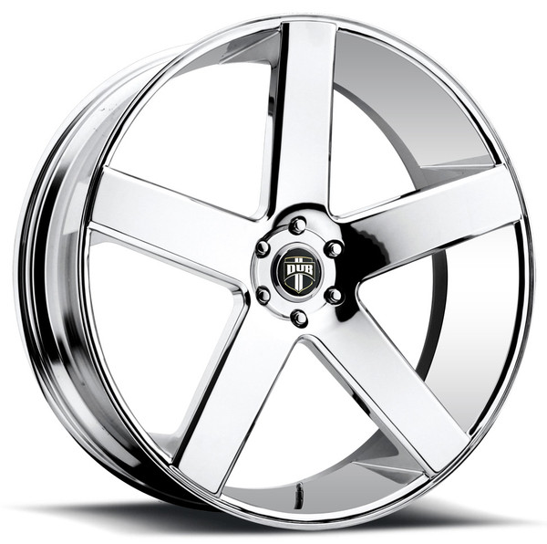 22x9.5 Dub Baller Chrome S115 6x135 31mm