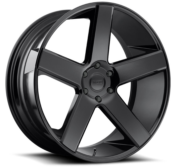(Clearance - No Returns) 24x9 DUB Baller Gloss Black S216 5x120 15mm