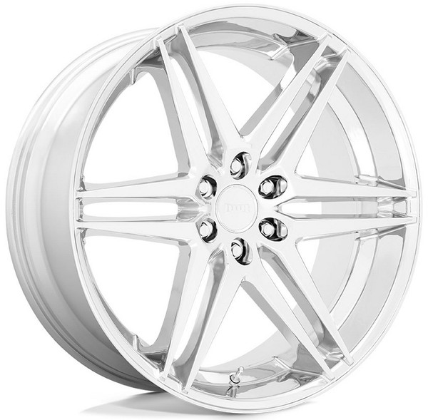 26x10 DUB Dirty Dog Chrome S265 6x135 30mm