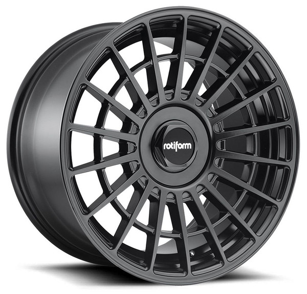 19x8.5 Rotiform LAS-R Matte Black R142 5x100 5x112 45mm