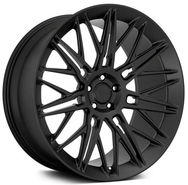 22x10 Rotiform JDR Matte Black R164 5x112 20mm