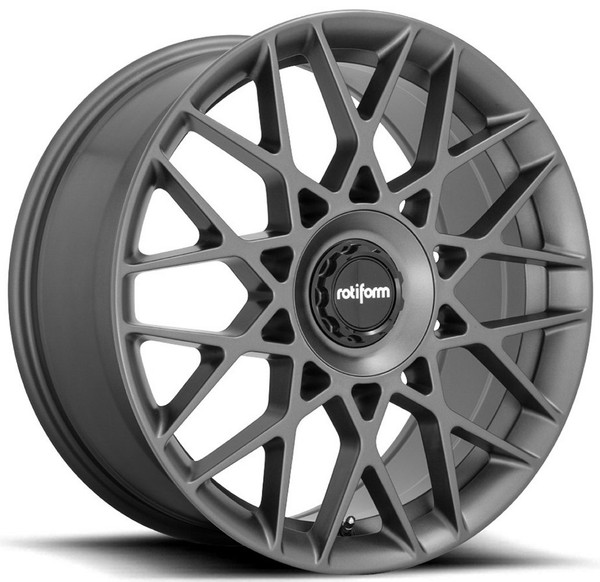 19x8.5 Rotiform BLQ-C Anthracite R166 5x112 35mm