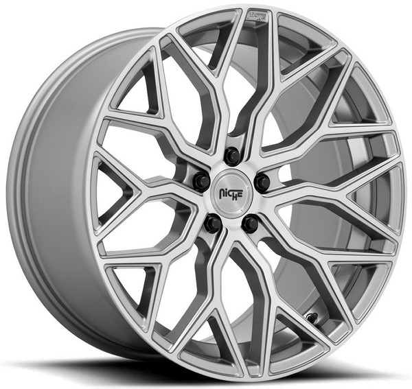 (Clearance - No Returns) 20x10.5 Niche Mazzanti Anthracite Brushed Tint M265 5x4.5/114.3 40mm