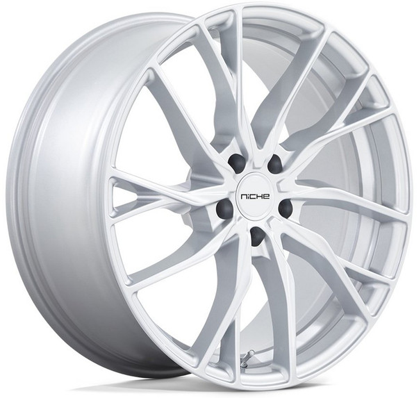 (Clearance - No Returns) 20x10.5 Niche Novara Silver M273 5x4.5/114.3 40mm