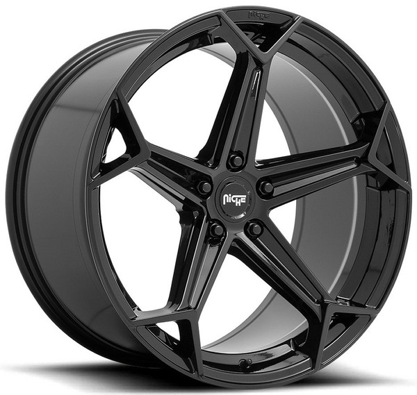(Clearance - No Returns) 20x10.5 Niche Arrow Gloss Black N258 5x4.5/114.3 30mm