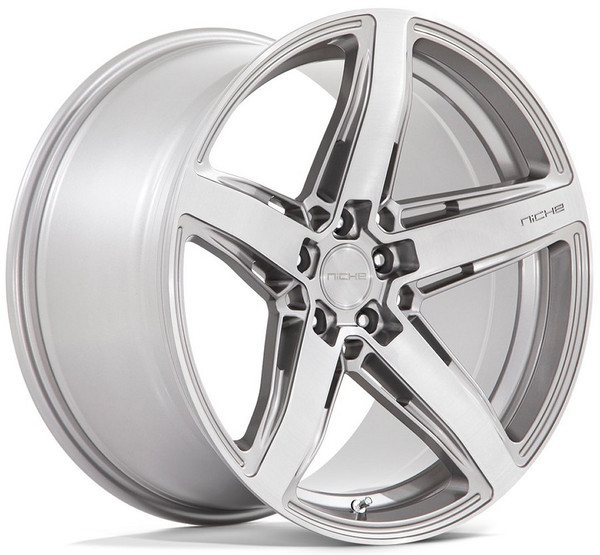 20X9.5 Niche Teramo Anthracite Brushed Face Tinted M270 5x120 22mm