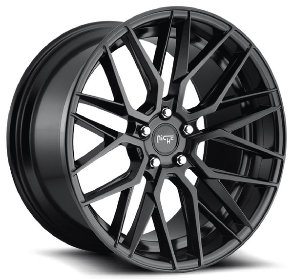 20x10.5 Niche Gamma Matte Black M190 5x120 35mm