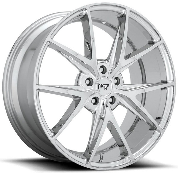 20x9 Niche Misano Chrome M248 5x115 18mm